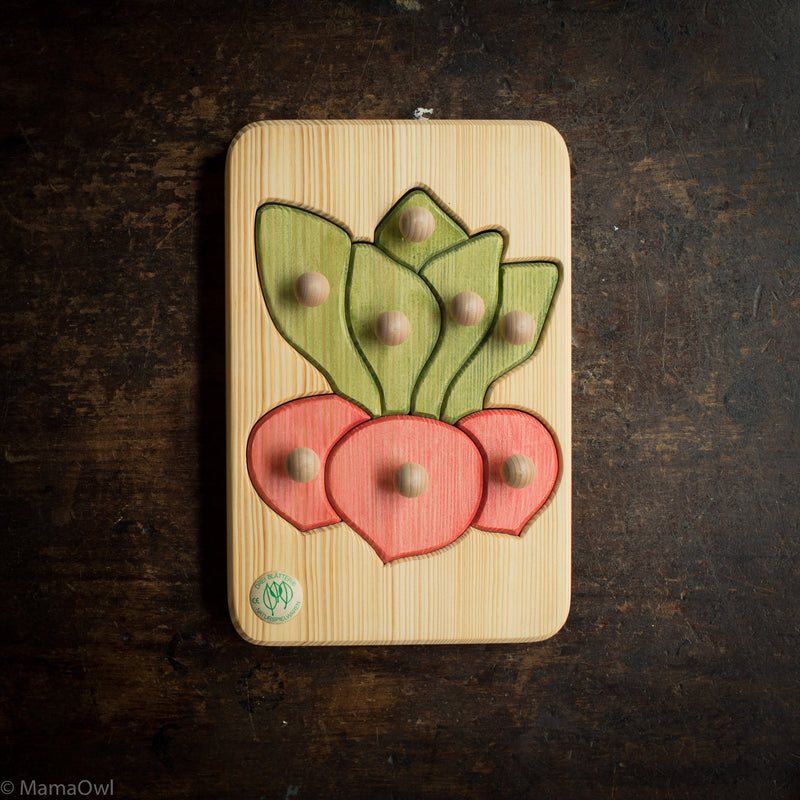 Wooden Puzzle - Radish