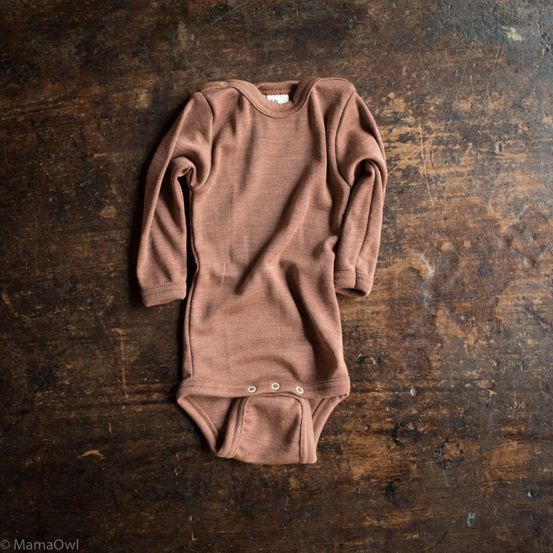 Swallow Baby Body - Merino Wool & Silk - Cedarwood