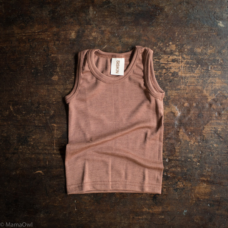 Swift Top - Merino Wool & Silk - Cedarwood