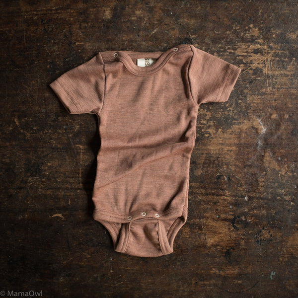 Crane Baby Body - Merino Wool & Silk - Cedarwood