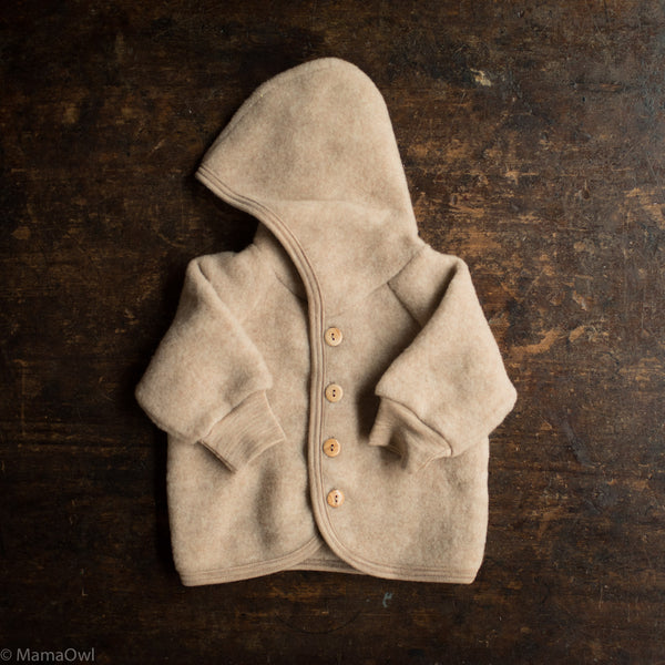 Tinker Baby & Kids Jacket - Merino Wool Fleece - Sandstorm