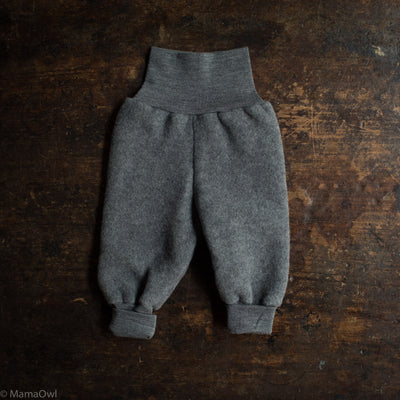 Barbet Baby & Kids Pants - Merino Wool Fleece - Slate