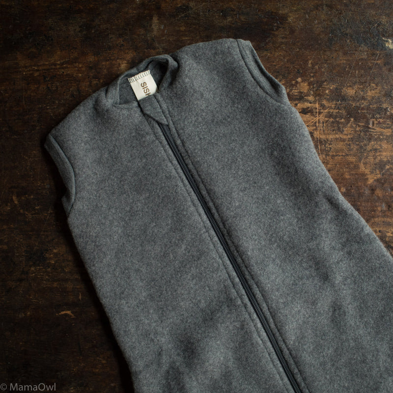 Reedling Sleeping Bag - Merino Wool Fleece - Slate